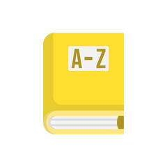 Dictionary icon design template vector illustration