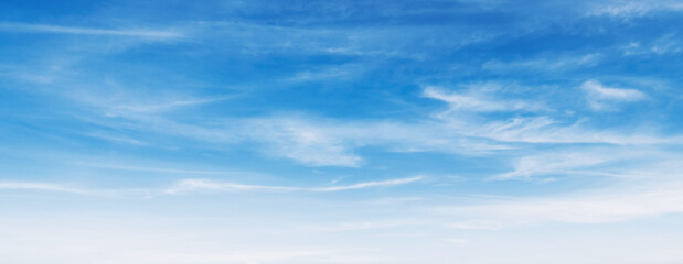 blue sky with white cloud background - obrazy, fototapety, plakaty