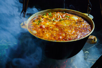sauce in a pan