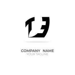 Fototapeta premium Tech security logo design template