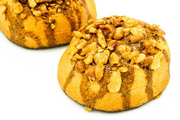 Cookies on a white background