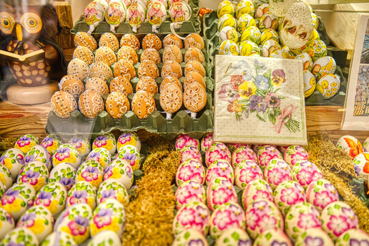 Easter Eggs in Austria, HDR Image
