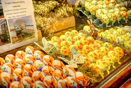 Easter Eggs in Austria, HDR Image