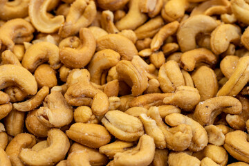 Cashew nuts. Organic healthy food. Close-up