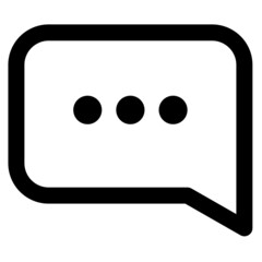 Fototapeta premium chat ui icon