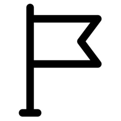 Obraz premium flag ui icon