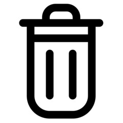 trash can ui icon