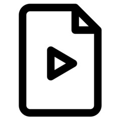 video document ui icon