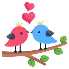 Obraz premium Love Birds 