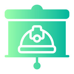 presentation gradient icon