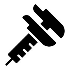 vernier caliper glyph icon