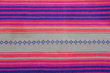 Colorful Mexican blanket and spirit animal imagery great for festive backgrounds
