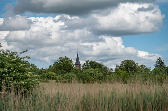 Kirchturm von Hoste Frankreich