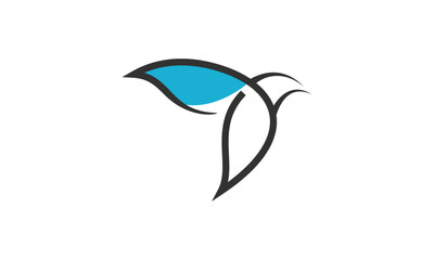 abstract bird logo	
