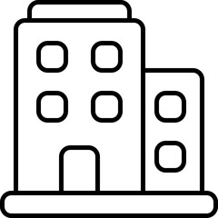 apartment outline icon