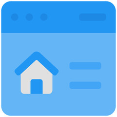 web flat icon