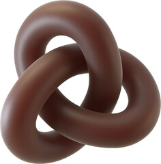 Abstract 3d Isolated Shape Object