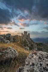 Fototapeta premium Castello di Rocca Calascio - Campo Imperatore