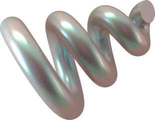 Abstract 3d Isolated Shape Object