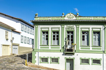 Diamantina House in the old city, Minas Gerais, Brazil