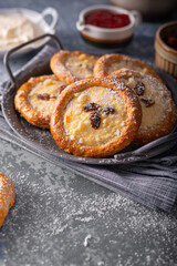 Mini pies with jam