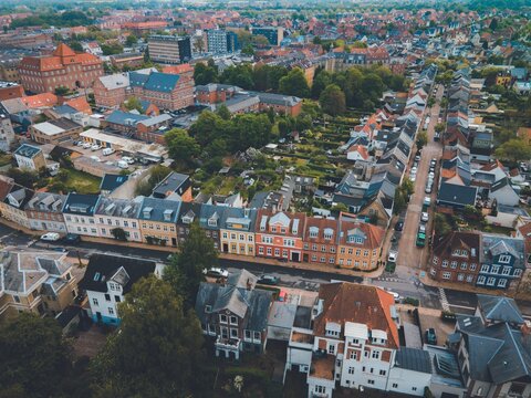 Views Of Odense, Denmark (Funen) By Drone