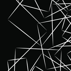 abstract geometric background chaotic lines in perspective