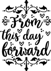 wedding t shirt and svg design