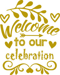 wedding t shirt and svg design