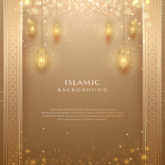 Luxury background with golden color.