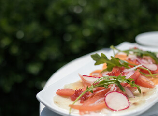 salad with radish