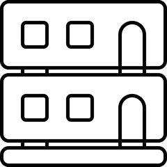 modular building outline icon