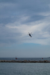 Esibizione dei mezzi di soccorso dell'aeronautica e della finanza, città di Bari, Puglia