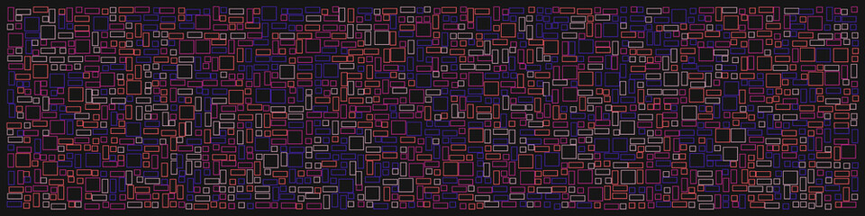 Offset Quads generative art background art illustration