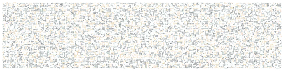Fototapeta premium Offset Quads generative art background art illustration