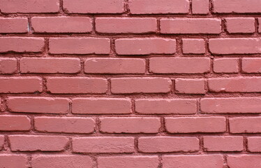 Obraz premium Brick masonry in the loft style of red brick. 