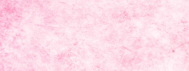 Pink background with texture pink background with watercolor Pink scraped grungy background, Pastel pink abstract painted watercolor aquarelle paper template design texture background banner panorama.
