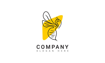 bee logo template