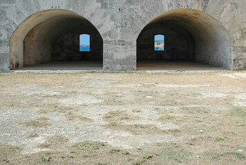 windows for the cannons at the Spanish fortress of La Mola