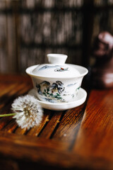 utensils for Chinese tea, hot and delicious