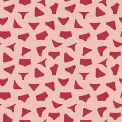 seamless pattern with woman panties, great for wrapping, textile, wallpaper, greeting card- vector illustration