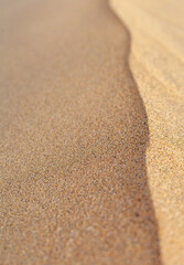 Fototapeta na wymiar close up of sand in a hot desert 