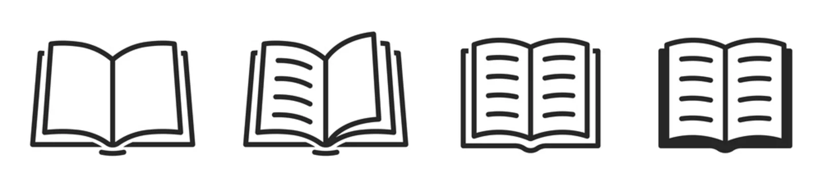 Book Icon - Line Style - Iconfu