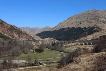 Papier Peint photo autocollant Viaduc de Glenfinnan glenfinnan viaduct Lochaber scotland highlands