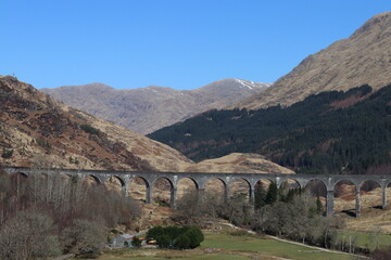 Fototapeta premium glenfinnan viaduct Lochaber scotland highlands