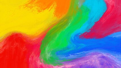 Colorful drawing paper texture  Liquid shape , colorful flow background , Illustration Wallpaper
