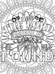 Bible Verse Coloring Pages, Christian Lettering coloring page for children and adults. Bible Verse Coloring Pages, Christian religious typography coloring page for children and adults.
