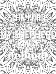 Bible Verse Coloring Pages, Christian Lettering coloring page for children and adults. Bible Verse Coloring Pages, Christian religious typography coloring page for children and adults.