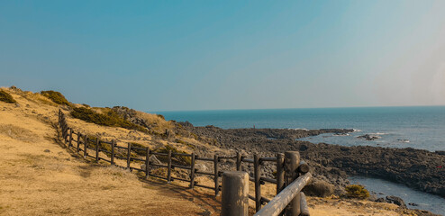 fence on the beach