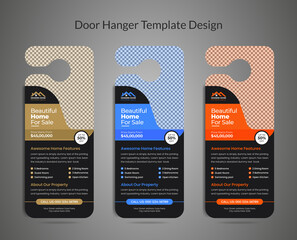 Real estate agency business door hanger